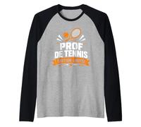 Humour Métier Professeur Sport Prof de Tennis Manche Raglan