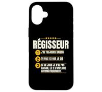 Humour Métier Régisseur Coque pour iPhone 16 Plus
