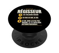 Humour Métier Régisseur PopSockets PopGrip Adhésif