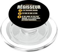 Humour Métier Régisseur PopSockets PopGrip pour MagSafe