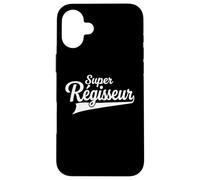 Humour Métier Super Régisseur Coque pour iPhone 16 Plus