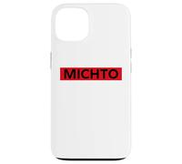Humour Michto Slogan Humoristique Minimaliste Simple Michto Coque pour iPhone 13