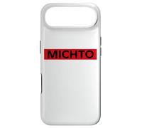 Humour Michto Slogan Humoristique Minimaliste Simple Michto Coque pour iPhone Air