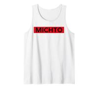 Humour Michto Slogan Humoristique Minimaliste Simple Michto Débardeur