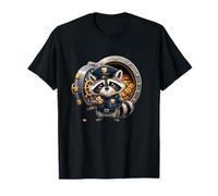 Humour Mignon Police Raton Laveur Cookie Voleur Coffre-Fort T-Shirt