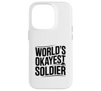 Humour Militaire drôle du Soldat du Monde Coque pour iPhone 14 Pro