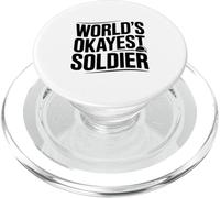Humour Militaire drôle du Soldat du Monde PopSockets PopGrip pour MagSafe