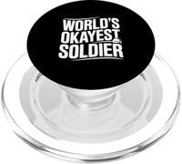 Humour Militaire drôle du Soldat du Monde PopSockets PopGrip pour MagSafe