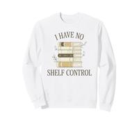 Humour Minimaliste pour Les Amateurs de Livres pour Les vers de bibliothèque Art des bibliothécaires Sweatshirt