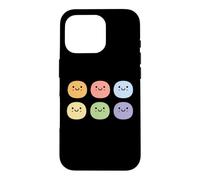 Humour Mochi Dessert Japonais Minimaliste Simple Mochi Coque pour iPhone 16 Pro