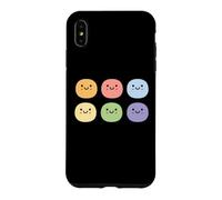 Humour Mochi Dessert Japonais Minimaliste Simple Mochi Coque pour iPhone XS Max
