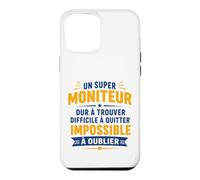 Humour Moniteur educateur Homme départ Super Moniteur Coque pour iPhone 12 Pro Max