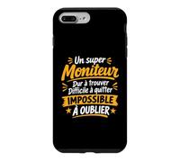 Humour Moniteur educateur Homme départ Super Moniteur Coque pour iPhone 7 Plus/8 Plus