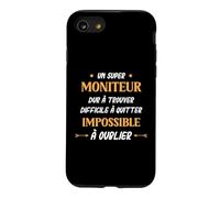 Humour Moniteur educateur Homme départ Super Moniteur Coque pour iPhone SE (2020) / 7/8