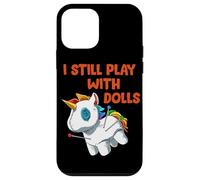 Humour Morbide Licorne - Je Joue Encore avec des Poupées Coque pour iPhone 12 Mini