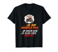 Humour motard je ne ronfle pas je suis une moto T-Shirt