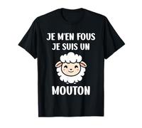 Humour Moutons mignon Je m'en fous je suis un Mouton T-Shirt