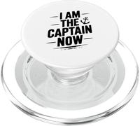 Humour Nautique Amusant I Am The Captain Now PopSockets PopGrip pour MagSafe