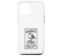 Humour Noir Folie Citation Sarcastique Oiseau Crâne Coque pour iPhone 12 Pro Max