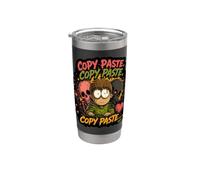 Humour noir sur le copier-coller au clavier Gobelet isotherme en acier inoxydable double paroi