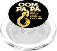 Humour ou Blague Sousaphone Drôle de Papa Soubassophone PopSockets PopGrip pour MagSafe