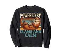 Humour palourdes et Calme Loutre de mer Sweatshirt