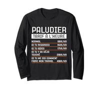 Humour Paludier tarif horaire Cadeau Métier Profession Manche Longue