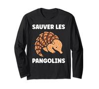 Humour Pangolin Drole sauver Les Pangolins Manche Longue