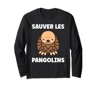 Humour Pangolin Drole sauver Les Pangolins Manche Longue