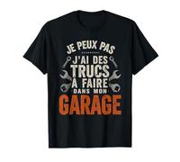 Humour Papa Bricoleur J'peux Pas J'Ai Garage Bricolage Drôle T-Shirt