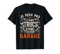 Humour Papa Bricoleur J'peux Pas J'Ai Garage Bricolage Drôle T-Shirt