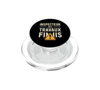 Humour Papa Papy | Inspecteur des Travaux Finis PopSockets PopGrip pour MagSafe