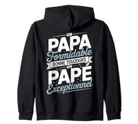 Humour Papé Fete de Peres Papa Formidable Papé Exceptionnel Sweat à Capuche