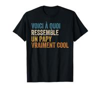 Humour Papy Vraiment Cool Grand-Père T-Shirt