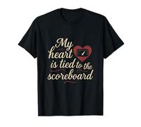 Humour Parent My Heart is Tied to The Scoreboard T-Shirt