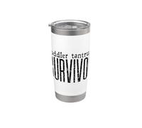 Humour parent survivant du tantre pour tout-petits Gobelet isotherme en acier inoxydable double paroi