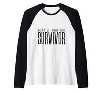 Humour Parent survivant du tantre pour Tout-Petits Manche Raglan