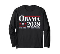 Humour Parodie des élections politiques Obama 2028 Manche Longue