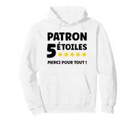 Humour Patron 5 étoiles Merci pour Tout Départ Super Patron Sweat à Capuche