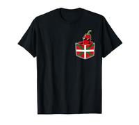 Humour Pays Basque Poche Piment Espelette Euskal Herria T-Shirt
