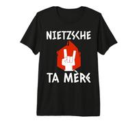 Humour Philo Prof de Philosophie Philosophe Citation T-Shirt Haut de Gamme