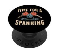 Humour Pickleball Il est Temps de Donner la fessée à Un PopSockets PopGrip Adhésif