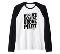 Humour Pilote Okayest Done au Monde Manche Raglan