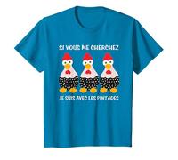 Humour pintades Noel agriculteur élevage animal drôle T-Shirt