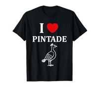 Humour Pintades Oiseaux Mignonne i Love Pintade T-Shirt