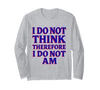 Humour Post-intellectuel Anti-Descartes Manche Longue