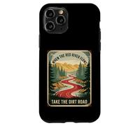 Humour pour Adulte avec Inscription « When The River Flows Take Dirt Road » Coque pour iPhone 11 Pro