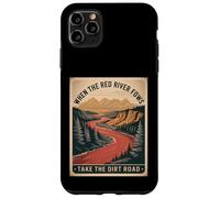 Humour pour Adulte avec Inscription « When The River Flows Take Dirt Road » Coque pour iPhone 11 Pro Max