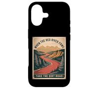 Humour pour Adulte avec Inscription « When The River Flows Take Dirt Road » Coque pour iPhone 17