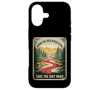 Humour pour Adulte avec Inscription « When The River Flows Take Dirt Road » Coque pour iPhone 17